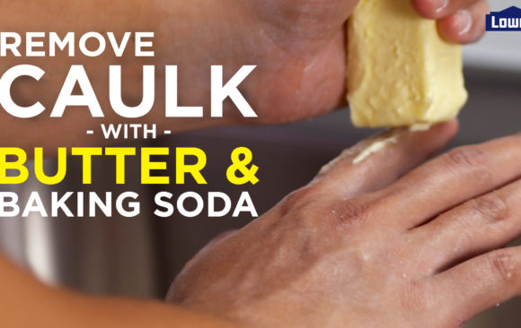 Remove Caulk with Butter